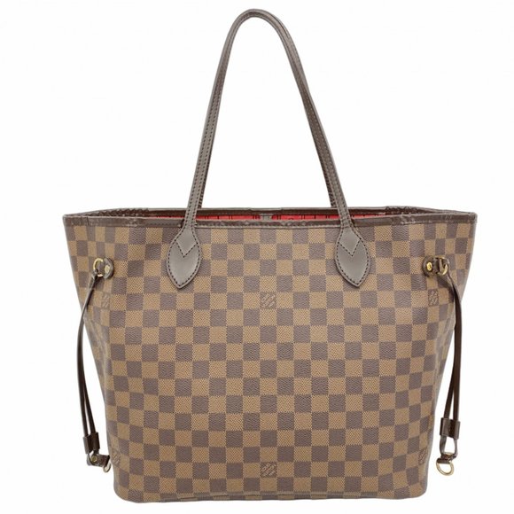 LOUIS VUITTON Brown Damier Neverfull MM Tote Bag - Picture 1 of 11